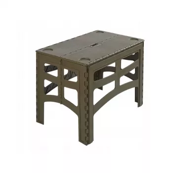 keeeper Folding Camping Table Timo L 70x45x55 cm Olive, Load Capacity 80 kg
