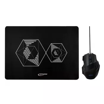 TYPHOON TI019 Gaming Combo Set, Mouse + Mouse Pad