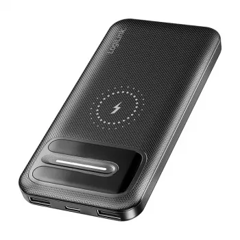LogiLink PA0343RF Wireless Power Bank 10000 mAh Black