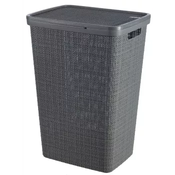 CURVER Jute Storage Box 58L 43x34x60cm Dark Grey