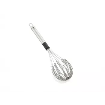 LEIFHEIT Speed Whisk M Hand Whisk, Stainless Steel, White/Grey, 26 cm