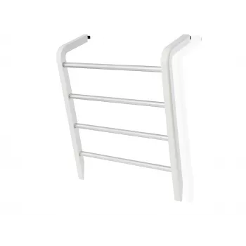 LEIFHEIT Door Hook with 6 Hooks, White, Over-the-Door Mounting, Tool-Free, Suitable for Doors up to 40 mm