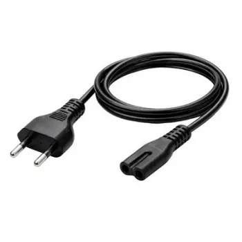 MediaRange MRCS346 IEC Power Cable 1.5m Euro Plug to C7 Figure-8 Black