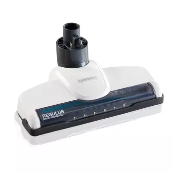 LEIFHEIT Regulus PowerVac 2in1 Cordless Stick Vacuum with Hand Unit, 20V Li-Ion, 40min Runtime, 0.45L Dust Container, LED Lights, White/Grey/Blue