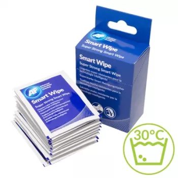 AF ASMARTWIPE10 Microfibre Cleaning Wipes for Touchscreens and Smart Devices (10-Pack, Blue/Grey)