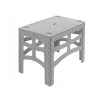 keeeper Folding Outdoor Table Timo L, Nordic Grey, 70 x 45 x 55 cm, Load Capacity 80 kg