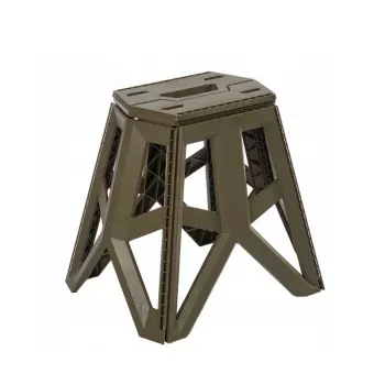 KEEEPER Folding Camping Chair Tom, Olive, Load Capacity 120 kg, 29 x 20 x 39 cm