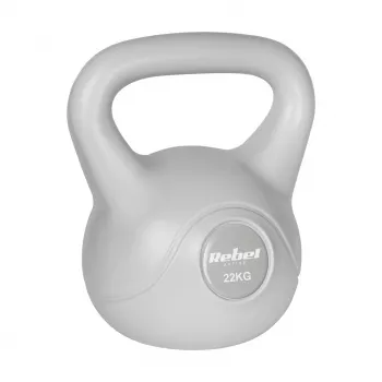 REBEL ACTIVE Kettlebell Bitumen 22 kg Grey