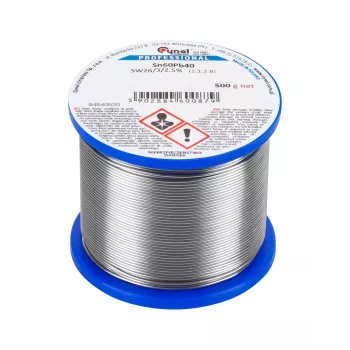 CYNEL LUT0104-500 Tin-Lead Solder Wire Sn60Pb40 0.56mm 500g Rosin Core