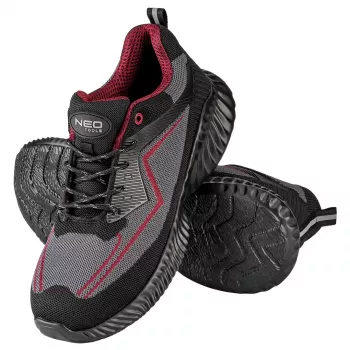 NEO TOOLS SB Lightweight Safety Shoes with Steel Toe Cap, Size 39