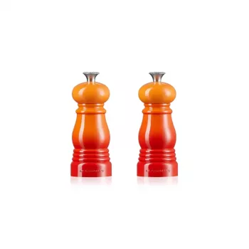 Le Creuset Salt and Pepper Mill Set 11 cm Volcanic Orange
