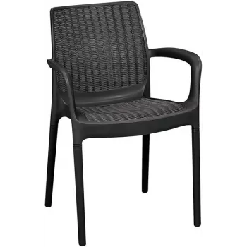 KETER Garden Chair Bali Mono Grey