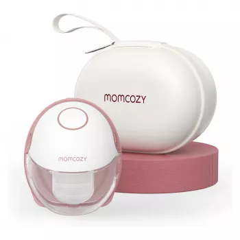 Momcozy - M6 Hands-Free Breast Pump - Red