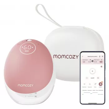 Momcozy - M9 Hands-Free Breast Pump - Red