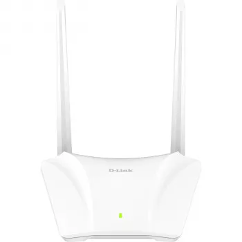D-Link S03/E N300 Wi-Fi Router, 2.4 GHz, 300 Mbps, 4x LAN, Black