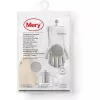 MERY Silicone Cleaning Gloves 2 Pieces 34,5x15,5x2,6cm Light Grey