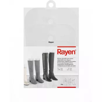 RAYEN Shoe Tree Set with 4 Adjustable Shoe Trees S 27.5- M 36 - L 44 x26cm
