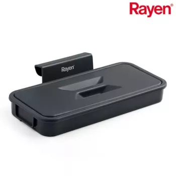 RAYEN Waste Bag Holder for Cabinet Door 24.5 x 13.5 x 5.5 cm
