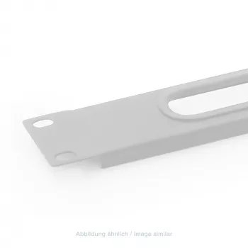Triton RAC-ZP-X03-A1 19 inch 1U Cable Entry Plate without Brush, Grey