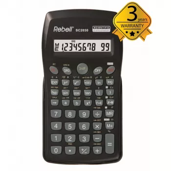 Rebell SC2030 Scientific Calculator, 10-Digit, 136 Functions