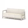 KETER Scandi Linea 3-Seater Garden Sofa Pebble Grey/Light Beige