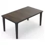 KETER Futura Deco Graphite/Walnut Garden Dining Table 29216482533