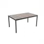 KETER Deco Porto Nova 160 Garden Table Grey/Black
