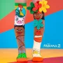 MADMIA Children's Knee-High Socks Vaiana Moana 2 Flowers 3D Maui Disney / Md026