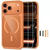 TECH-PROTECT MAGONE MAGSAFE CC + GLAS 2ER-PACK IPHONE 17 PRO MAX / 18 PRO MAX COSMIC ORANGE/CLEAR