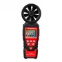 HABOTEST HT625B Digital Anemometer with USB, Wind Speed/Temperature/Air Volume Meter, Illuminated LCD, External Vane Sensor