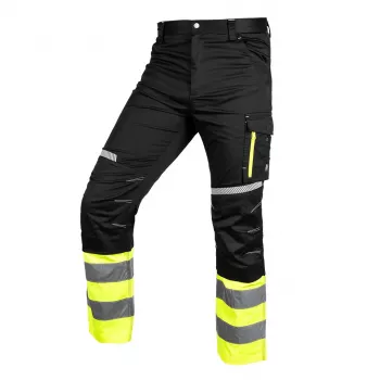 NEO TOOLS 81-795-S Hi-Vis Trousers Black/Yellow Size S