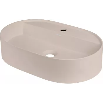 DEANTE granite countertop washbasin with space for a tap - oval