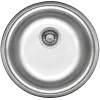 DEANTE ZHC 0803 1-Bowl stainless steel kitchen sink with drainer, brushed stainless steel, inset