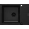DEANTE ZQJ N11A 1-Bowl granite sink with drainer, graphite