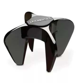 Le Creuset SW-100 Champagne Star Sparkling Wine Bottle Opener 7,2x4,3cm Black Nickel