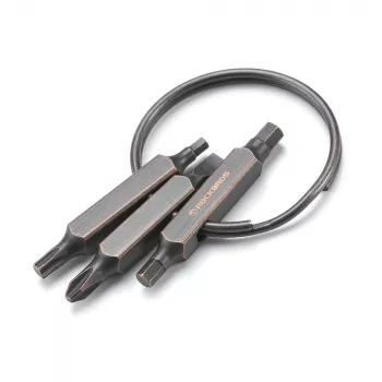 Multitool Rockbros VK-ARCO3 ROAD TO SKY Keyring 6-in-1 - Brown