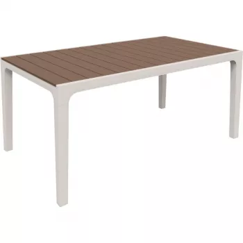 Keter Harmony Garden Table White/Beige 29201231587
