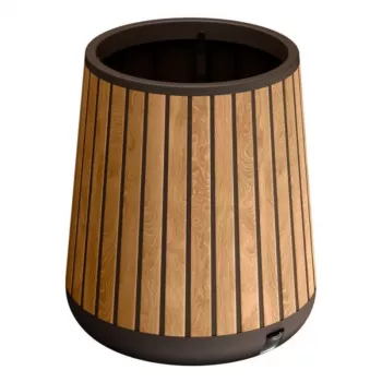 KETER Flower pot Deco Conic Planter Venetian Brown