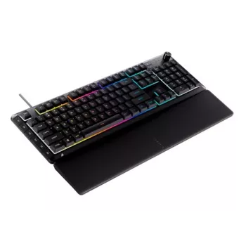 CORSAIR SKIFF 100 PLUS Wired Gaming Keyboard with 10-Zone RGB Lighting Black