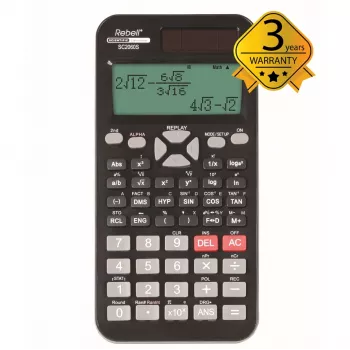 Rebell SC2060S Scientific Calculator, Dot Matrix Display, 252 Functions