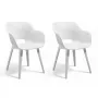 KETER Garden Chairs 2 pcs Akola White