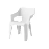 Keter Bilbao Garden Chair with Low Backrest White 29213634400