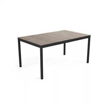 KETER Garden table Deco Porto Nova 160 ash wood tone/black