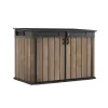 KETER Deco Horizontal Shed ash wood tone