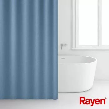 RAYEN Shower Curtain 180x200cm blue, Polyester