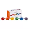 LE CREUSET set of 6 stoneware bowls 330ml in various colours