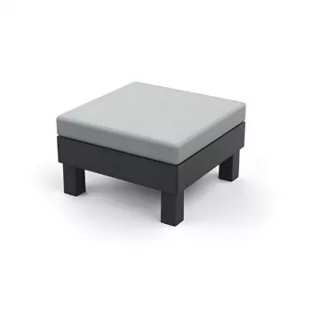 KETER Garden stool/table Element with cushion gray/light gray