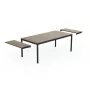 KETER Deco Porto Nova Extendable Garden Table 200-280 Ash Wood Effect/Black