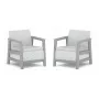 KETER Scandi Linea Garden Chairs 2 pcs Light Grey/Dark Steel Grey