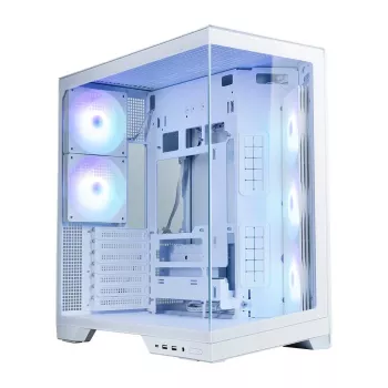 Zalman D50 ATX Mid-Tower PC Case, 3x 120mm Fans, White